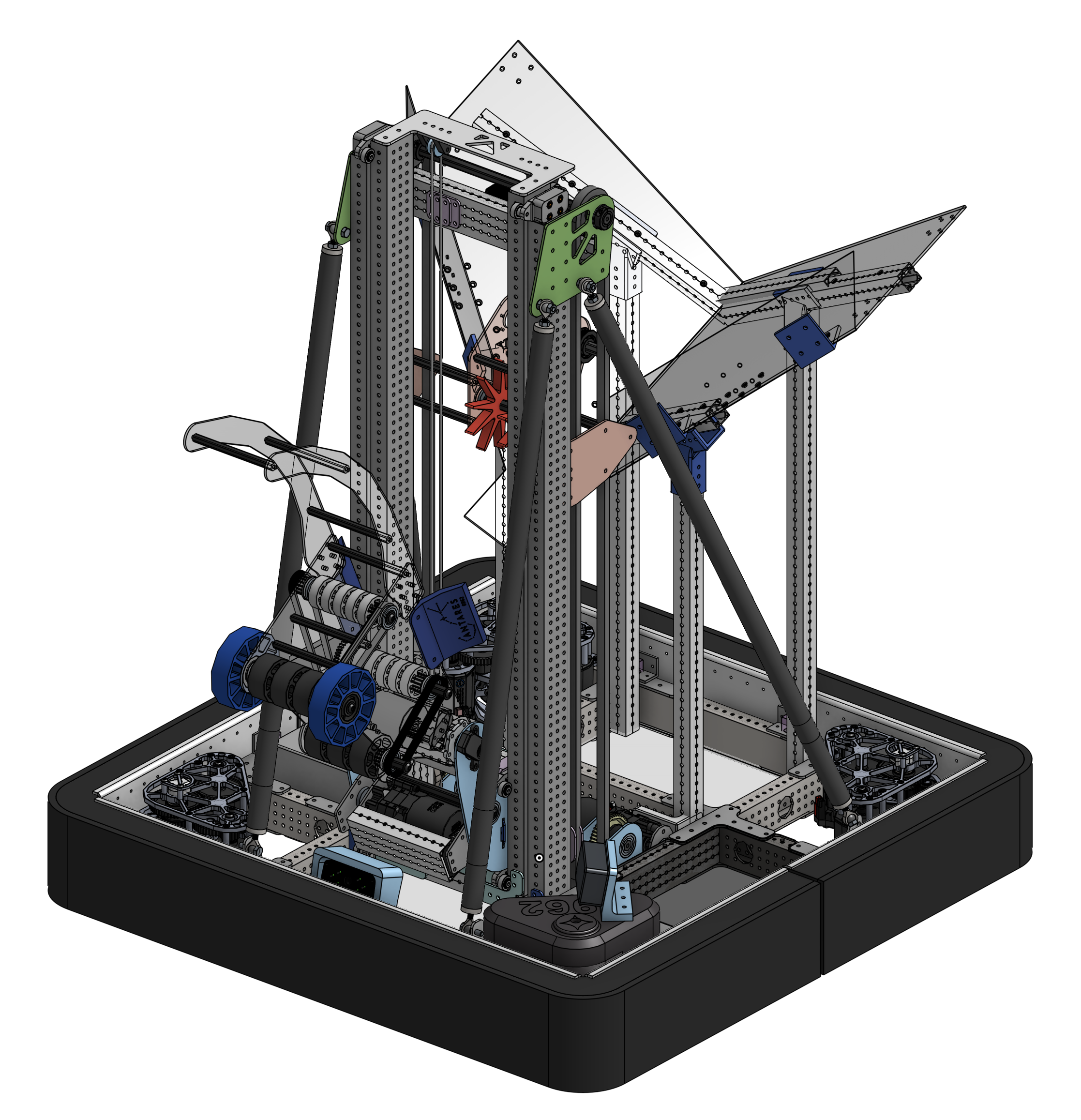 The 2025 REEFSCAPE robot in CAD